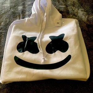 Marshmallow man white hoodie